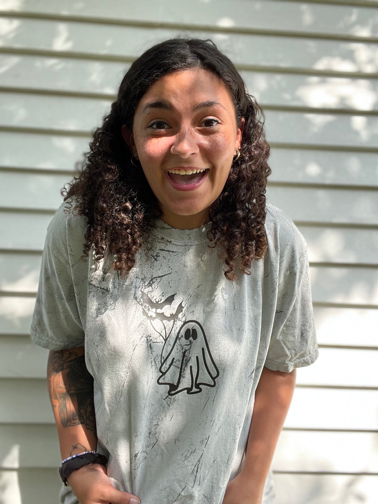 Ghost holding bats Tee