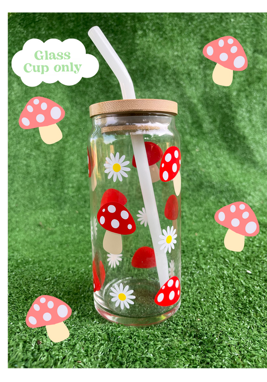 20oz Mushroom Glass Cup