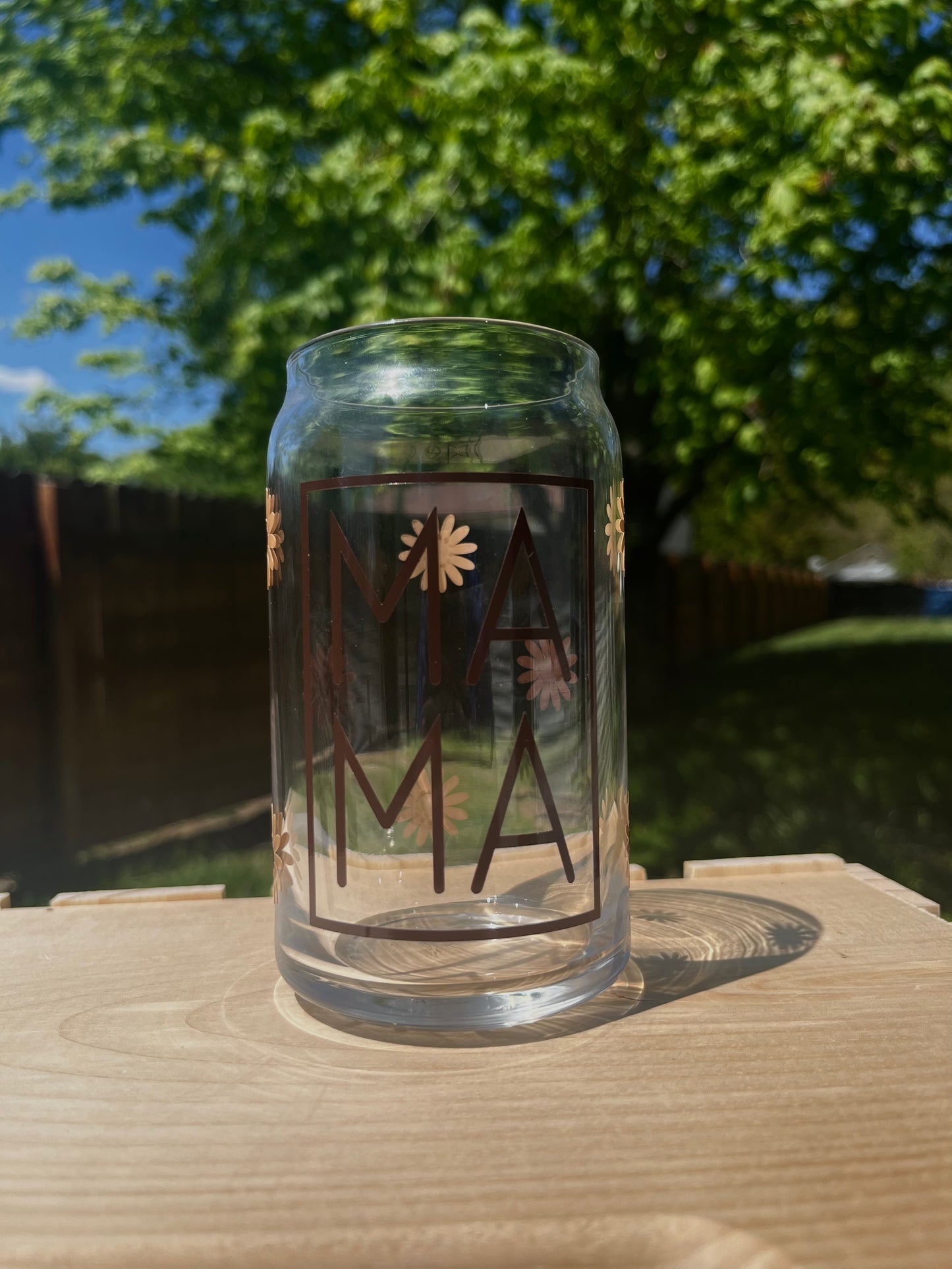 Mama Daisy Glass Cup!