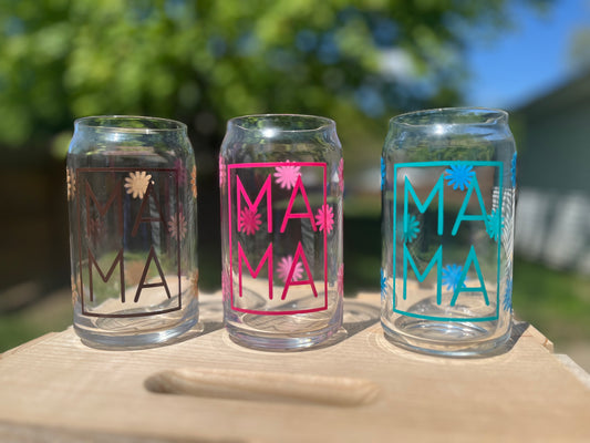 Mama Daisy Glass Cup!