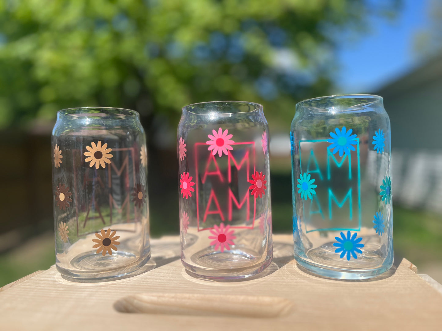 Mama Daisy Glass Cup!