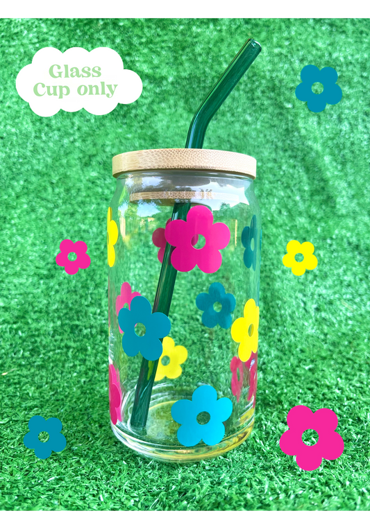 16oz Spring Glass Cup