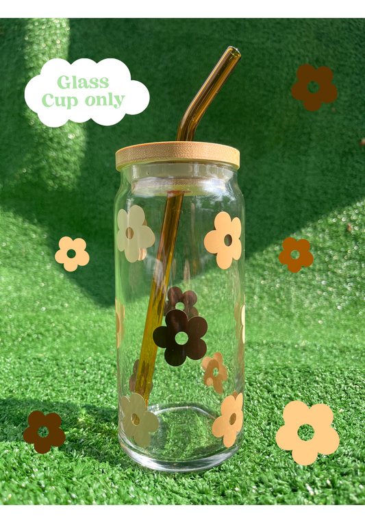 20oz Neutral Color Glass Cup