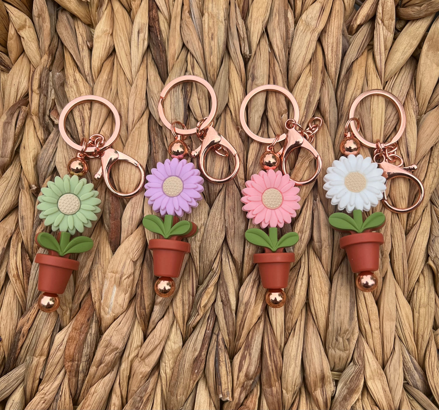 Dusty pot Bloom keychains