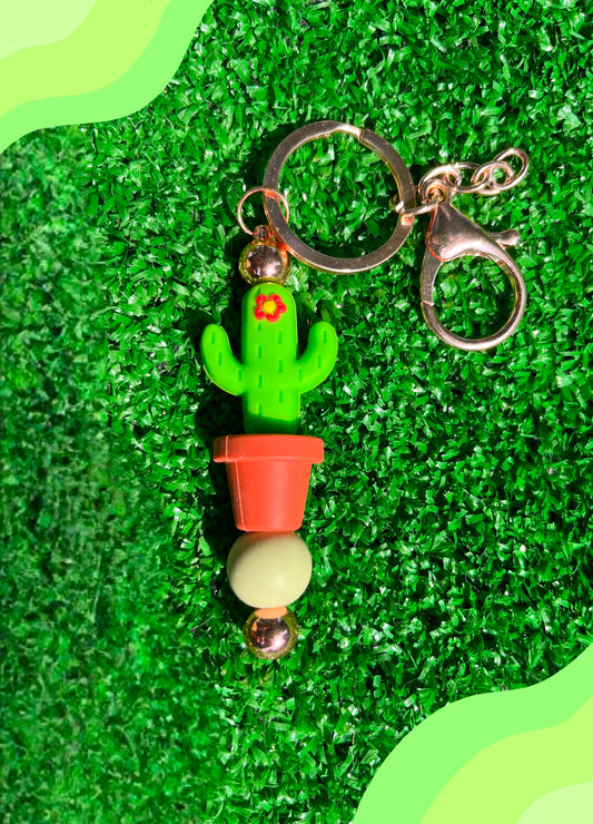 Cactus keychain🌵