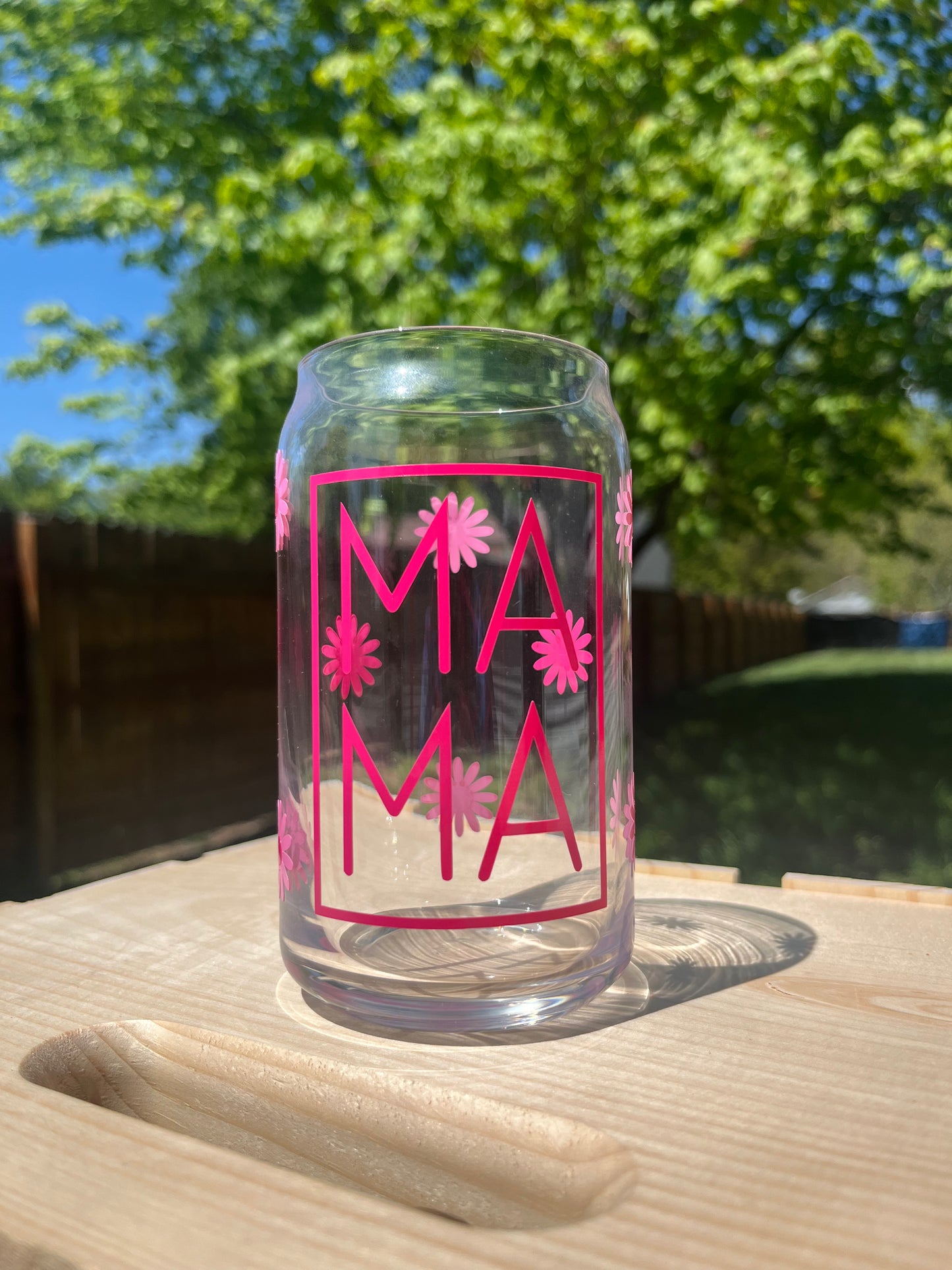 Mama Daisy Glass Cup!