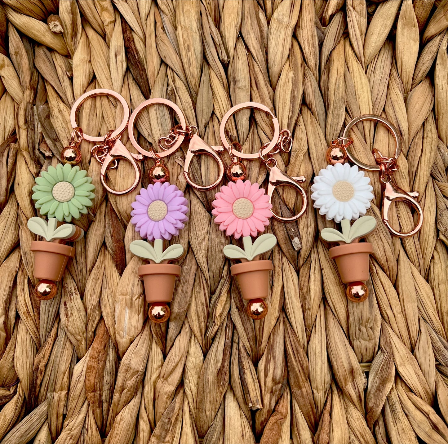 Autumn Glaze Bloom Keychain