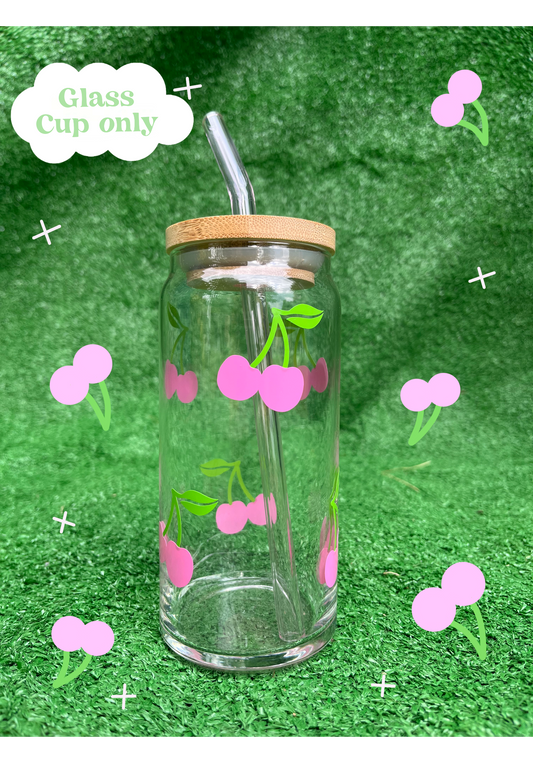 20oz Cherry Glass Cup