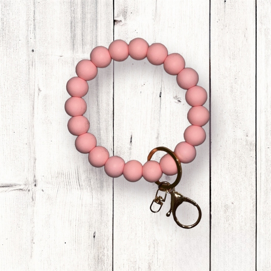 Solid Pattern Silicone Wristlet