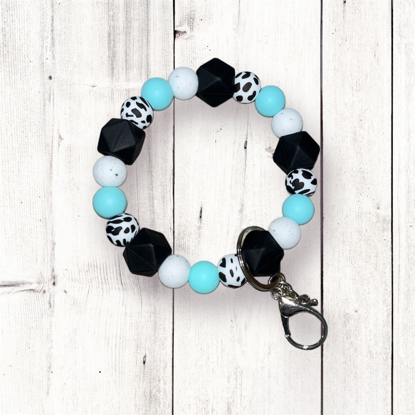 Blue cow print