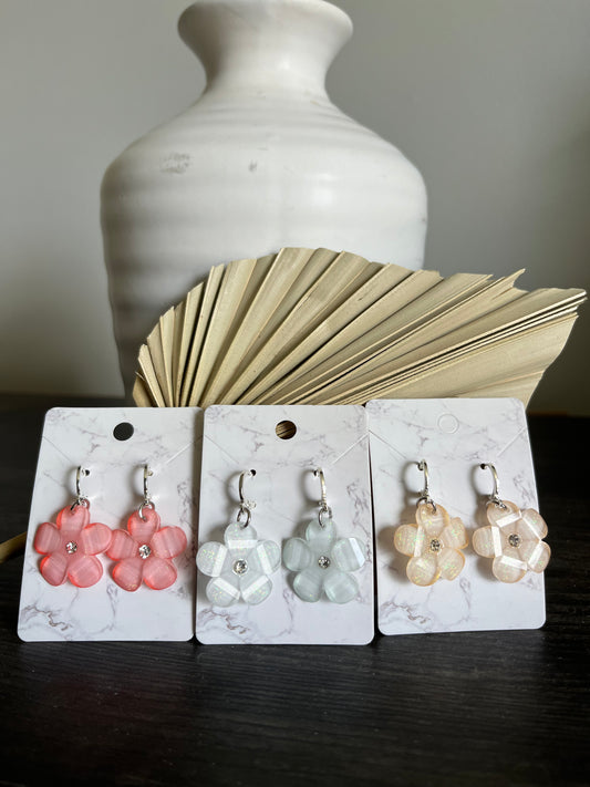 Flower earrings