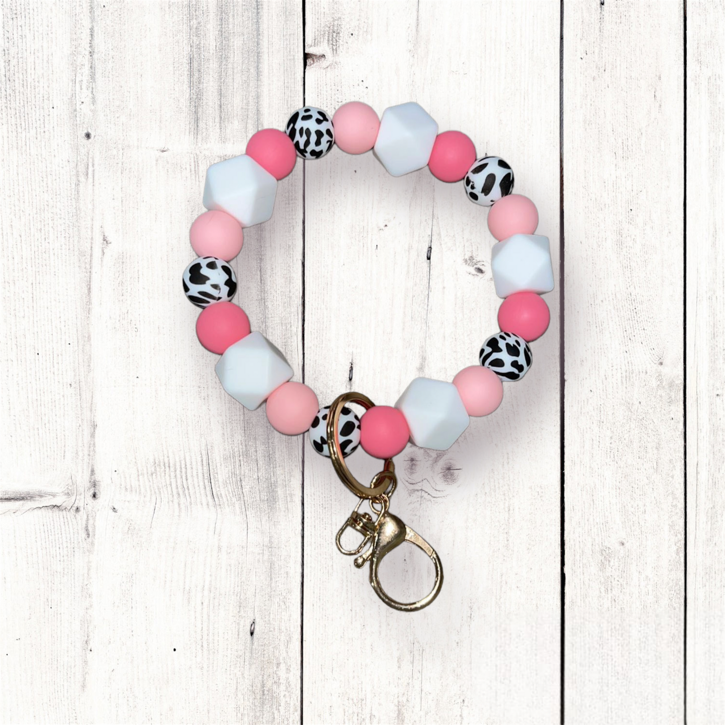 Pink cow print