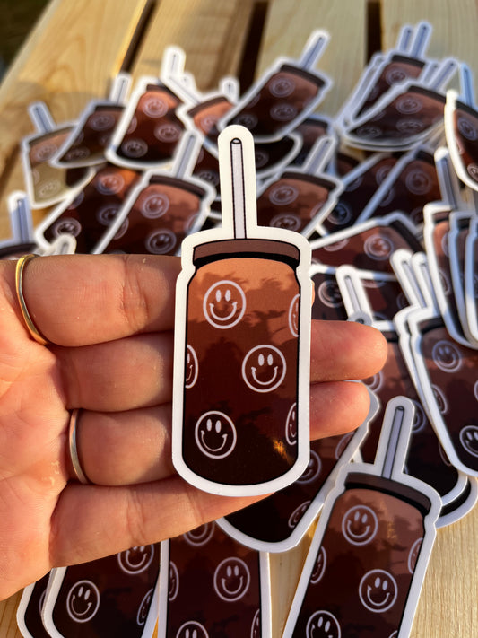 Coffee Glass sticker