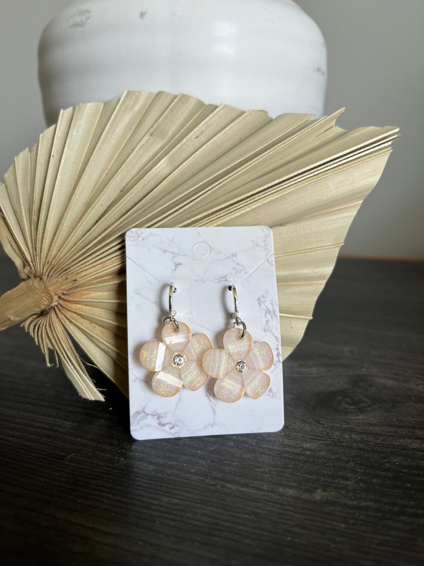 Flower earrings