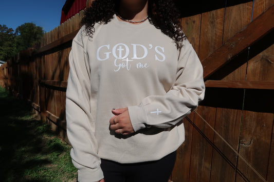 Gods Got Me Crewneck