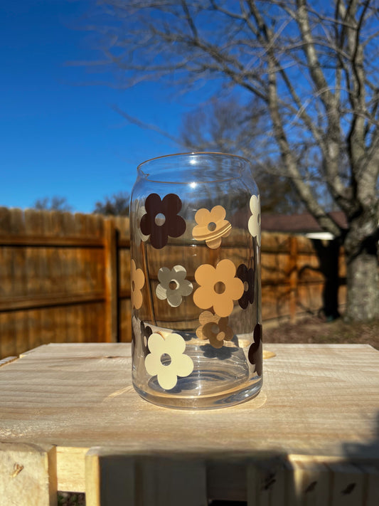Neutral Color Glass Cup
